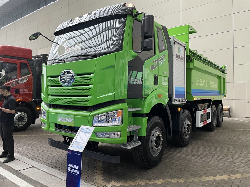 解放純電動(dòng)渣土自卸車(chē)